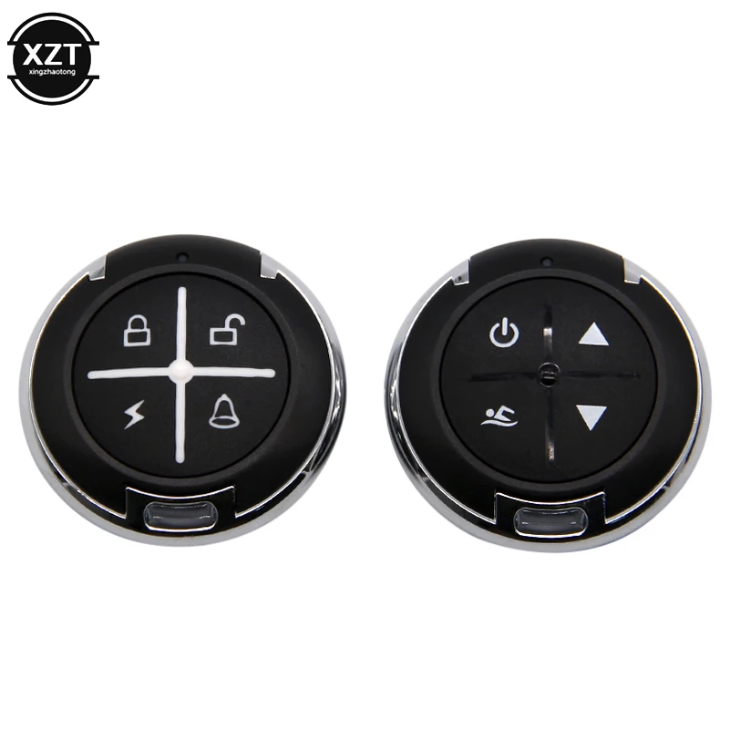 

433MHZ Round Cloning Remote Control Keychain Controller Switch Home Smart Device Garage Door Remote Control for Car Accessories