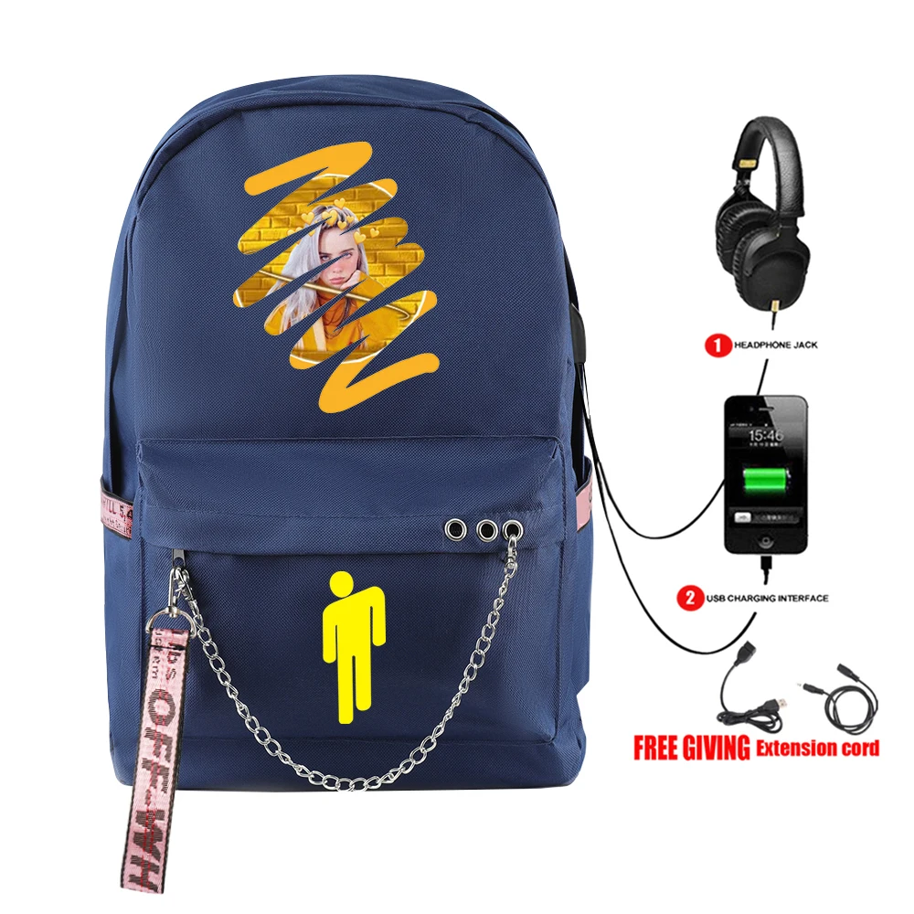 Frdun Tommy добавить свой комментарий рюкзак с USB Молния Harajuku модные классная, с принтом для девочек Новое поступление плеча студенческий дорожный рюкзак