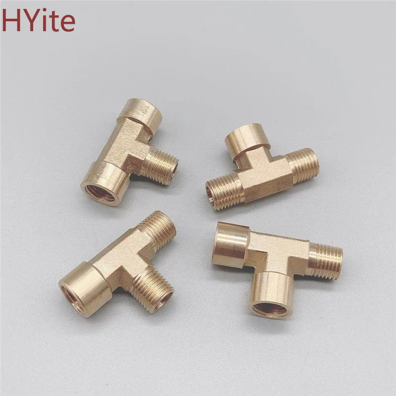 Латунный трубный фитинг Мужской Женский резьба 1/8 &quot1/4&quot 3/8 &quot1/2&quot BSP тройник тип