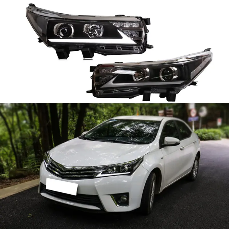 Фары для Toyota Corolla 2014 2015 головные лампы в сборе Lexus Style|headlight for toyota corolla|headlights forheadlight |