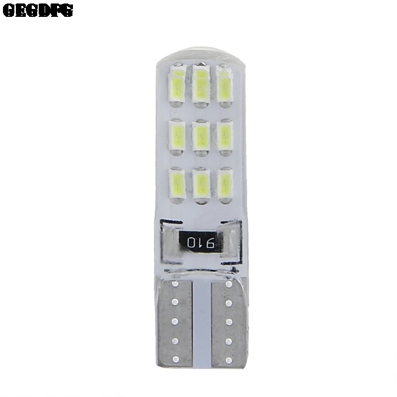 

T10 3014 18 SMD LED Car License Plate Light Tail Lamp Instrument Bulb Silicone