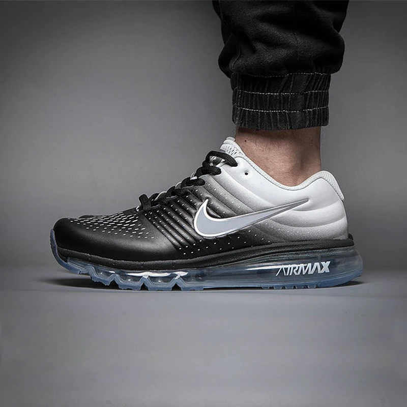 Оригинальные мужские кроссовки для бега Nike AIR MAX, спортивные уличные дышащие кроссовки с сеткой, Спортивная Дизайнерская обувь 849559-010