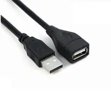 1/1.5M USB Extension Cable Super Speed USB 2.0 Male To Female Cable Data Synchronize USB2.0 Extension Line Cables#1023