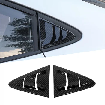 

Side Rear Window Shutter Tail Triangle Pillar Cover Frame Trims Carbon Fibre For New Toyota Corolla 2019 2020 Car Accessories