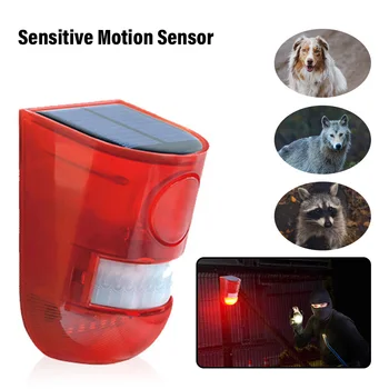 

N911 Solar Alarm Light Wireless IP65 Motion Sensor Outdoor Garden Security Lamp for Safety Home Factory Garden Smart Fast Alarm