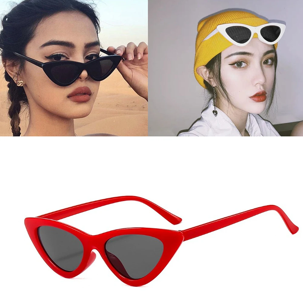 Clearance sale Small cateye cute sexy retro ms.man colorful Women Cat Eye  Sunglasses vintage sun glasses oculos de sol UV400 - AliExpress