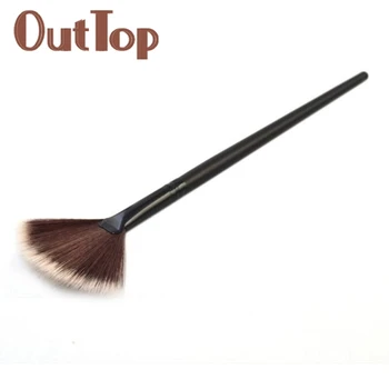 

OutTop 100% new and high quality 1Pc Fan Brush Portable Slim Professional Makeup Brush Face&Cheeks 30p101
