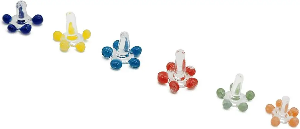 Daisy Glass Screens (2/5") with Small Jar-Pack of 10 hookah accessories,hookah holder