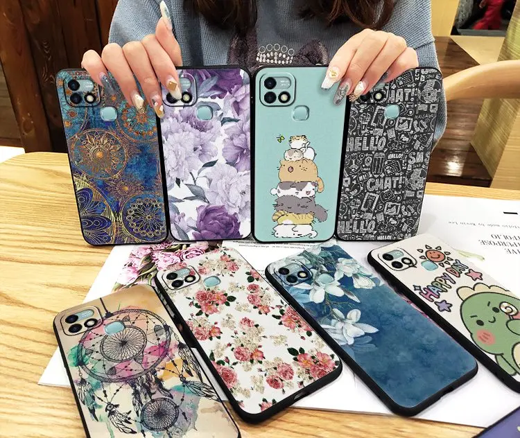 wallet cases Soft Durable Phone Case For infinix X659B/HOT 10i New Fashion Design Back Cover Cartoon Anti-dust flip cases