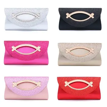 

Fashion Women Glitter Sequins Evening Bag Handbag Lady Elegant Prom Wedding Party Bridal Clutch Purse Female Shoulder Bags