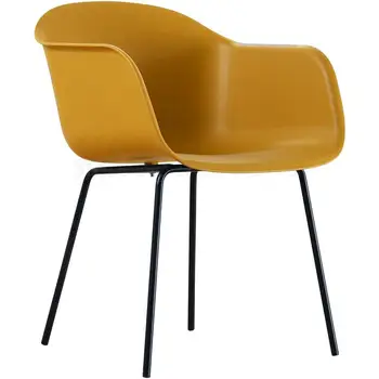 

Nordic Backrest Dining Chair Modern Simple Household Iron Chair Leisure Cafe Armrest Adult Computer Desk Chair