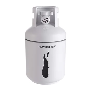 

Gas tank 300ML USB Air Humidifier Ultrasonic Essential Aromatherapy Oil Diffuser With LED Night Light Mini Fan For Car
