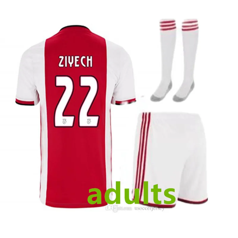 Новое поступление ajaxes футбольные майки домашние футболки для взрослых 19 20 полный комплект мужская футбольная рубашка S-XL самое быстрое поступление 10 дней