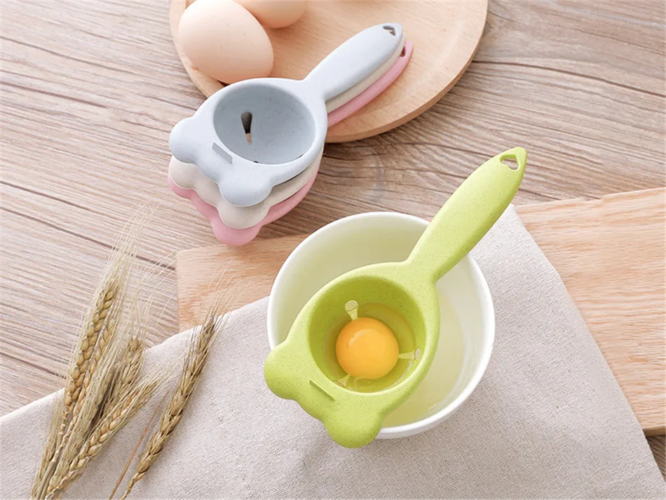 SEAAN пластиковые практичные разделители яиц желток Белый сепаратор просеивающее устройство кухонные приспособления для выпечки инструменты Гаджеты для дома