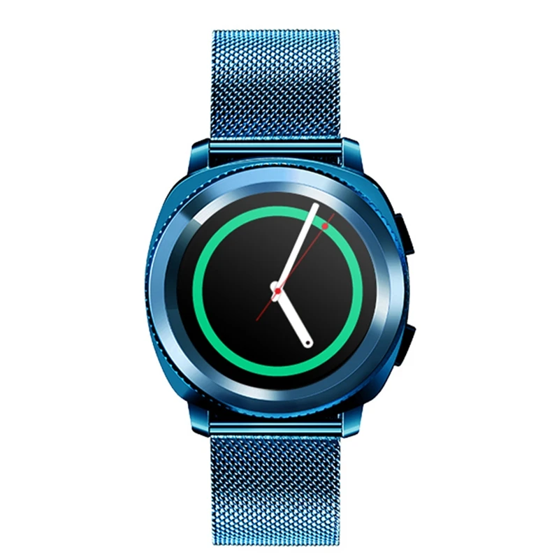 Blue Смарт-часы L2 Mtk2502, Смарт-часы, Ip68, водонепроницаемые, Bluetooth, с функцией вызова, пульсометр, мониторинг сна, спортивные часы - Цвет: Blue