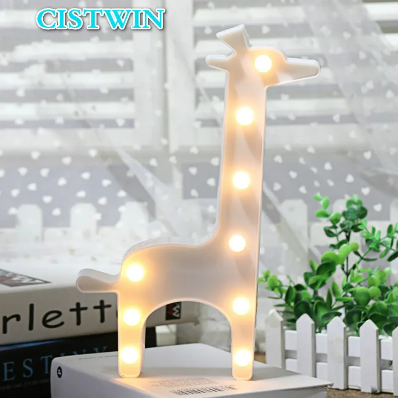 

LED Giraffe Modeling Light Deer Christmas Creative Decoration Night Light