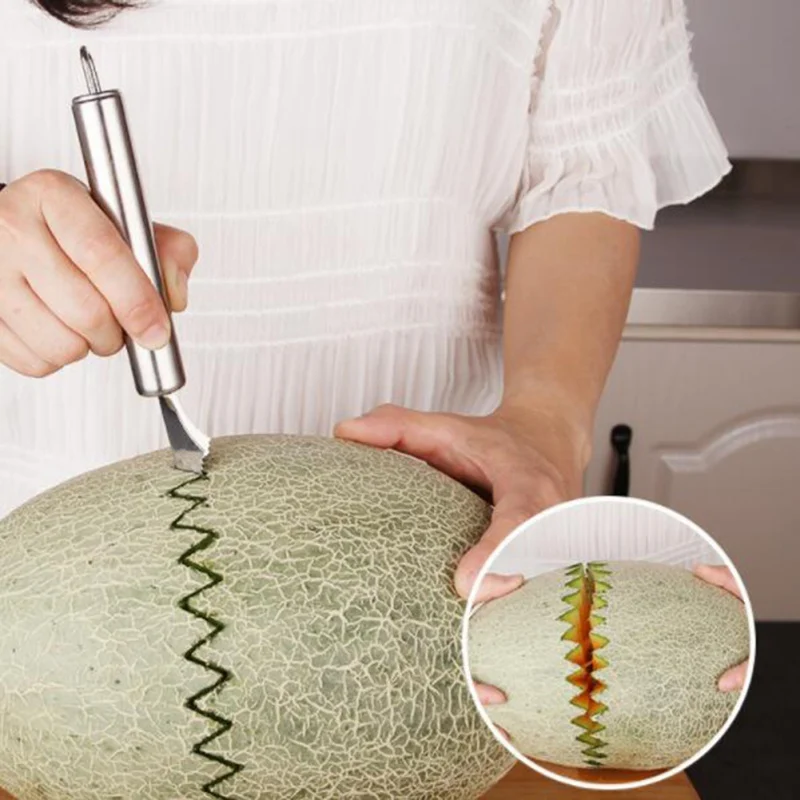 Stainless Steel Fruit Knife Corer Carving Knife Set Watermelon Digging Spoon Potato Peeler Ice Cream Scoop Set