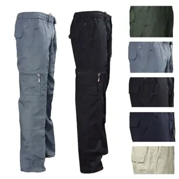 

Tactical Pants Male Camo Jogger Casual Plus Size Cotton Trousers Multi Pocket Military Style Army Camouflage Men's Cargo Pants