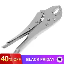 10 дюймов 45# стали энергично плоские плоскогубцы ручные инструменты с гладкой ручкой и круглым зажимом рот быстро фиксирующий Зажим