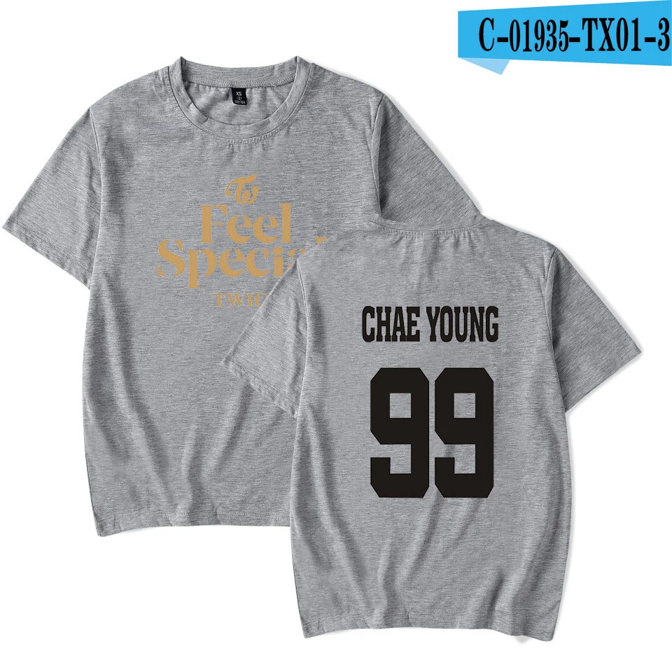 Новая корейская мода Kpop Twice Feel специальный альбом же печать футболки для мужчин/wo мужские футболки Harajuku Хип-Хоп Уличная футболка - Цвет: white15