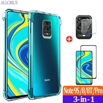 Trasparente Silicone Custodia Del Telefono Cover Redmi Note 9s Airbag Case Molle Di TPU Protector Custodie Xiaomi Redmi Note 8T Mi Nota 9 s Cover Clear/Xiomi Redmi Note 8 T Cover Note 9s Custodia