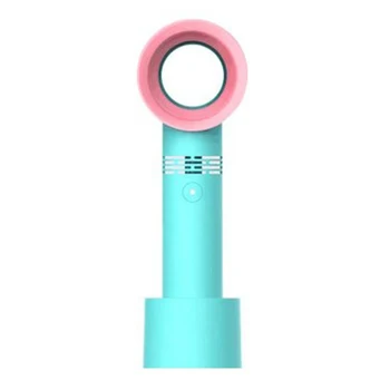 

Bladeless Energy-Saving Mini Handheld Rechargeable Usb Fan Leafless Fan Quiet Cooling For Desk Home Office Portable