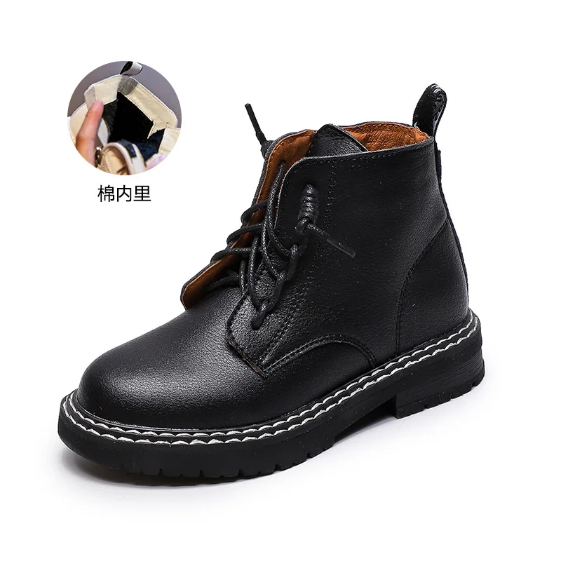 Mxhy Детские's boots2019new Весна и осень зимняя одежда для мальчиков; сапоги в английском стиле; детские короткие сапоги ботинки для мальчиков и пачка покроя "покроя принцесса" для непромокаемые сапоги; детские непромокаемые сапоги