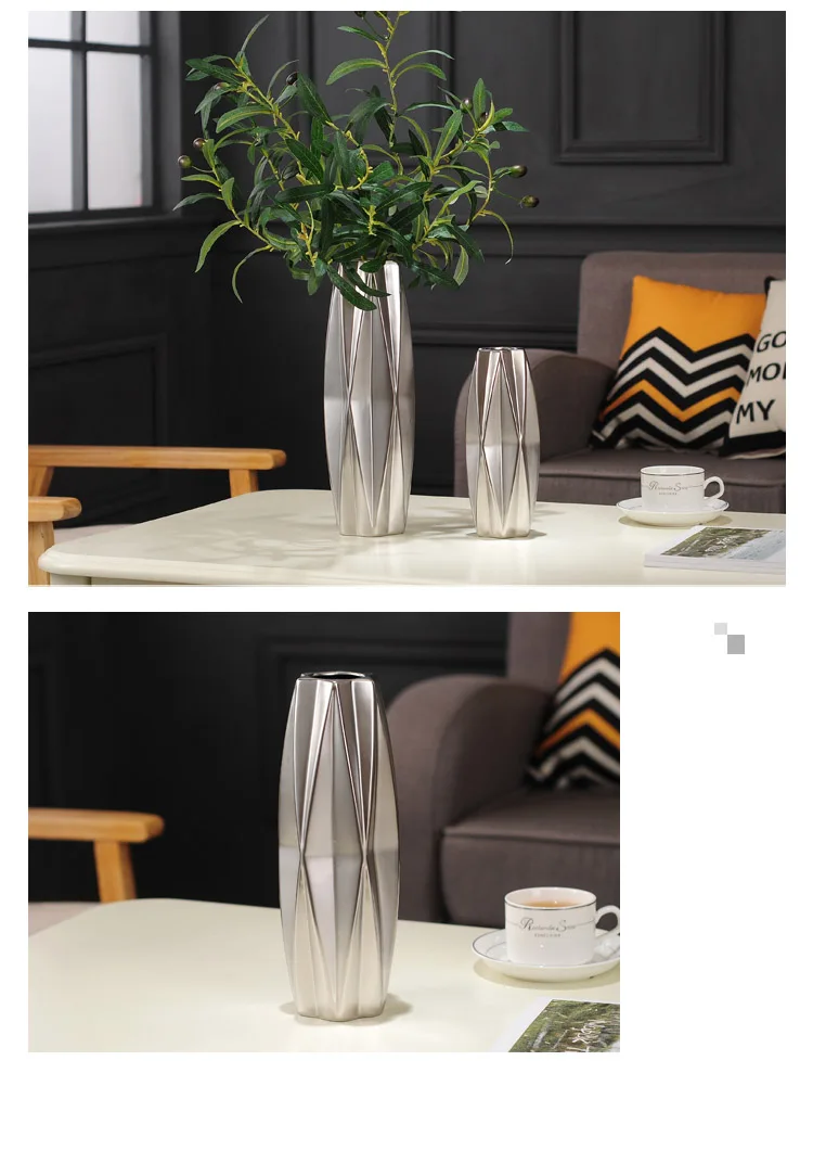 Ins светильник, роскошные золотые геометрические керамические вазы для ...