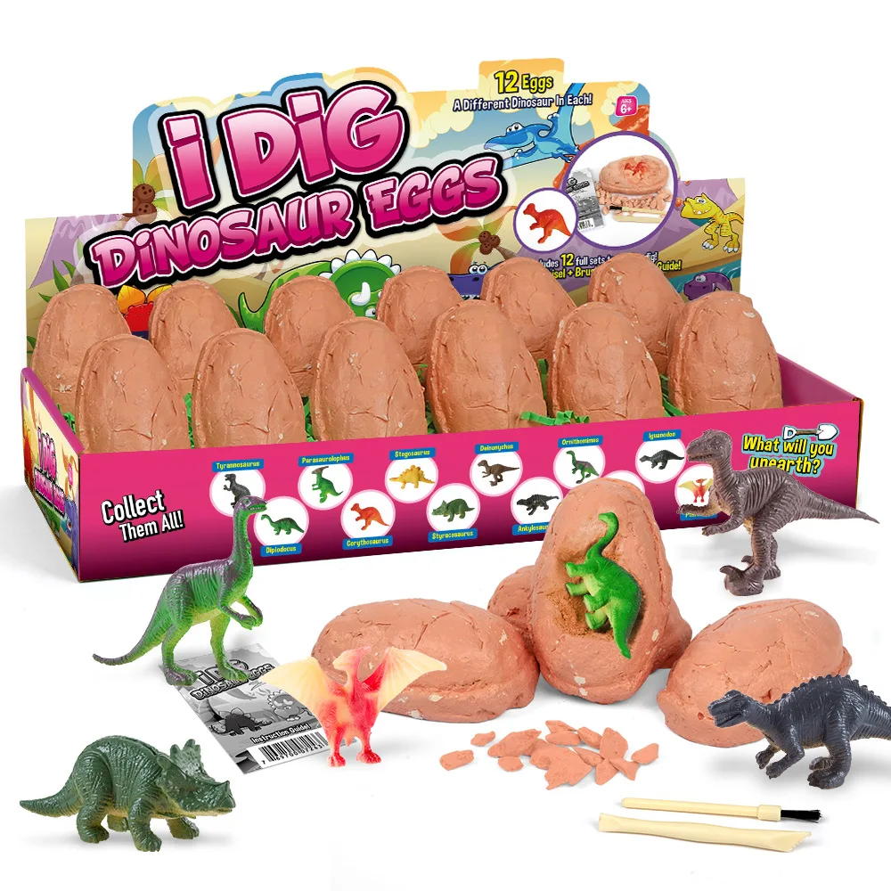 1pcs Mini Dinosaur Toys Egg Scientific Mining Toys Tyrannosaurus Dinosaur Model Archeology World For Children Gifts Education 4