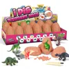 1pcs Mini Dinosaur Toys Egg Scientific Mining Toys Tyrannosaurus Dinosaur Model Archeology World For Children Gifts Education 4