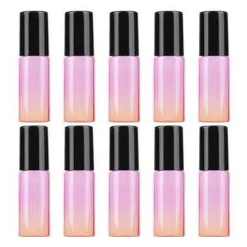 

5ml Portable Glass Roller Rollerball Essential Oil Bottles Mist Container Travel Refillable Bottle Empty Cosmetic Containers