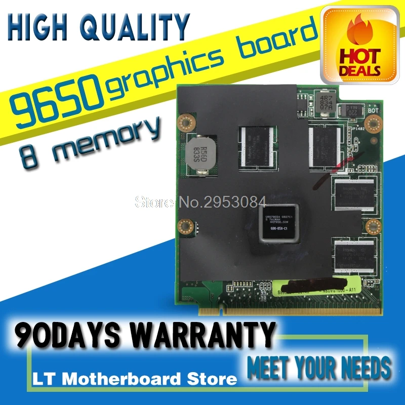 Видеокарта для For Asus Free bios N80V N80VM N80VC N80VN notebook G96-650-C1 Улучшенная низкая температура