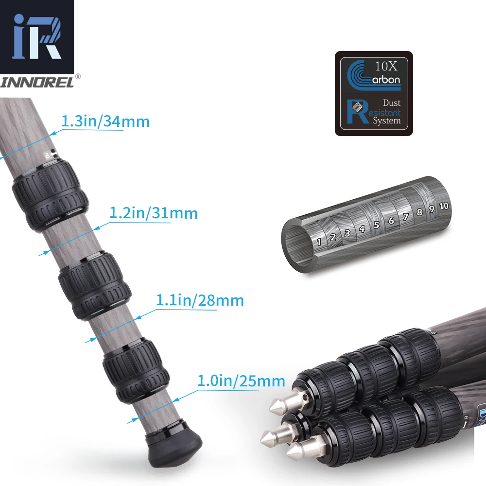Профессиональный Трипод из углеродного волокна ST344C монопод для камеры