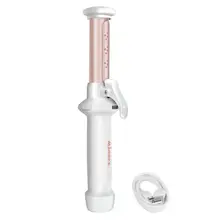 Профессиональные 2 в 1 керамические щипцы для завивки волос беспроводные щипцы для завивки волос мини-щипцы для завивки волос диаметром 1 дюйм для распущенных USB