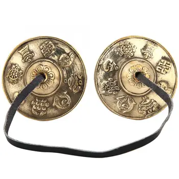 

Figurine Handcrafted Tibetan Meditation Bell Buddhist Percussion Instrument Home Decoration New