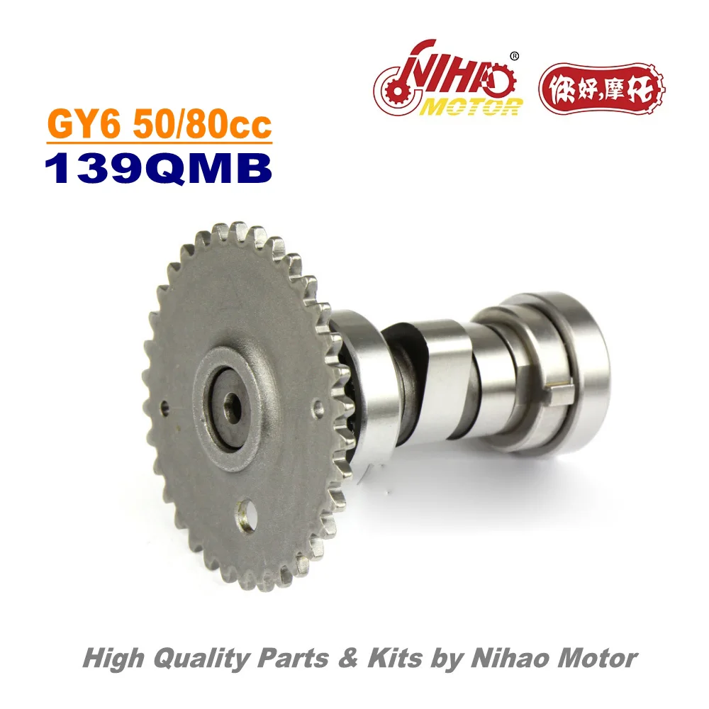 TZ-51 50cc 80cc Camshaft 4T GY6 Parts Chinese Scooter 139QMB Motorcycle Engine Spare