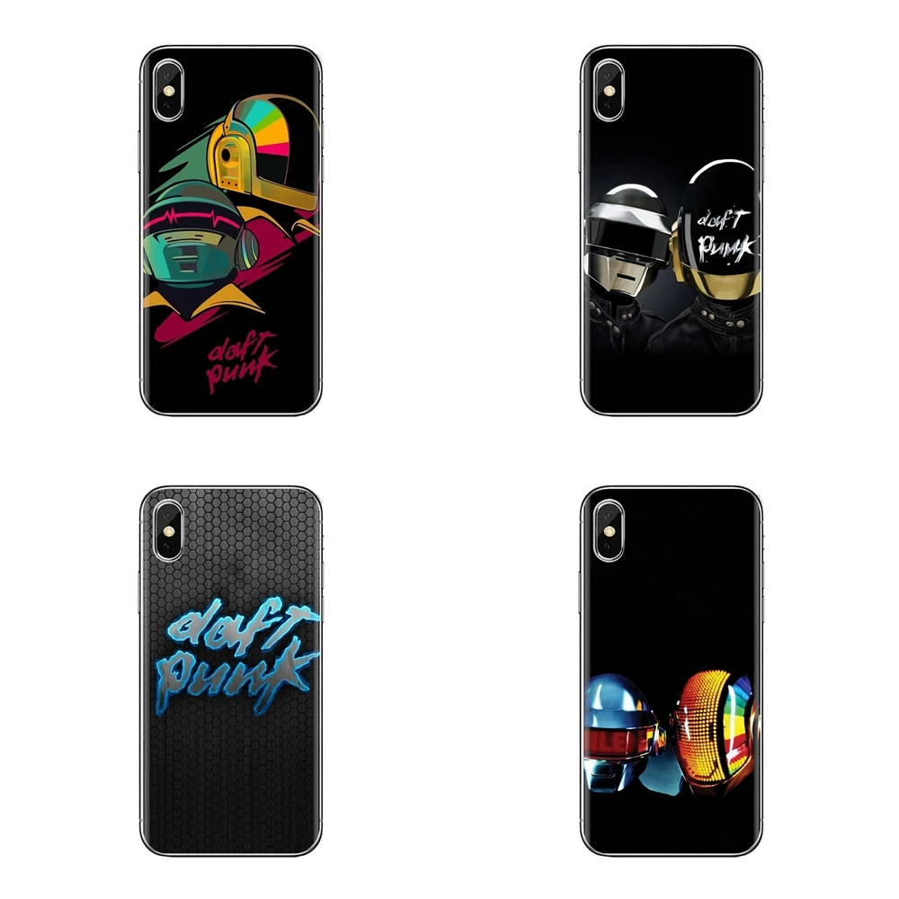 Крутой ремешок шлем Daft Punk для iPod Touch Apple iPhone 4 4s 5 5S SE 5C 6 6S 7 8 X XR XS Plus MAX мягкие