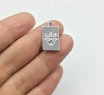 rhodium silver Eruifa 20 шт. 10*16 мм новое поступление глаз цинковый сплав прямоугольник монета ожерелье, серьги браслет ювелирные изделия DIY ручной работы 2 цвета - Окраска металла: rhodium silver