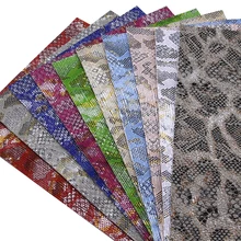 20*34 см змеиные узоры Bump текстура синтетическая кожа, материалы для ручных поделок для изготовления сумочки серьги, 1Yc8096