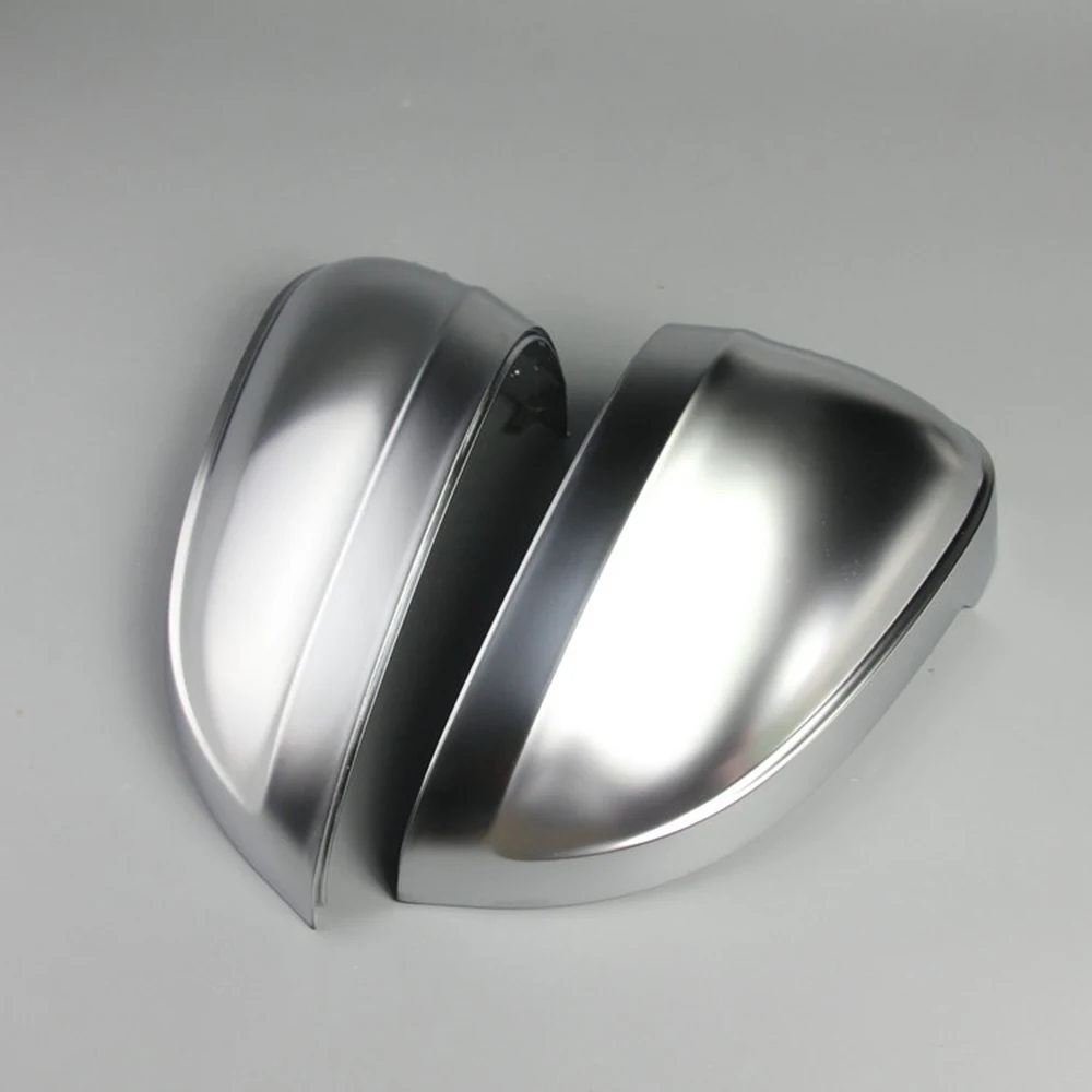 New For Audi B9 A4 A5 S4 2017 2018 1 Pair of Matte Chrome Car Auto Rearview Mirror Shell Cover Prot