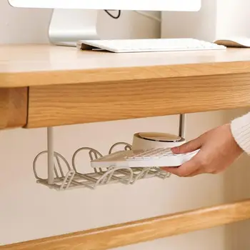 

Table Bottom Power Cord Plug-in Racks Tow Board Compartment Hanging Baskets Layered Rack Plug-in Board Storage Rack