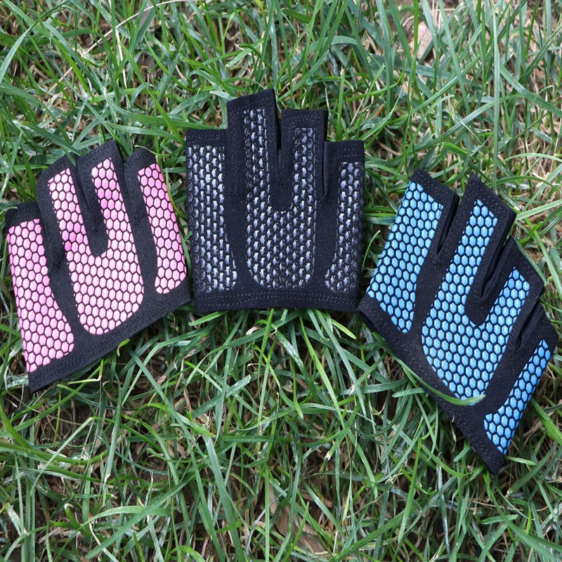 1Pair Anti-skid Gym Gloves Breathable Body Building Exercise Training Sports Fitness Gloves Men&Female Crossfit Exercise Sports (19)