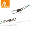 MEREDITH Anti Bite Steel Fishing Line 15cm-30cm Steel Wire Leader With Swivel Fishing Accessory Lead Core Leash Fishing Wire 2