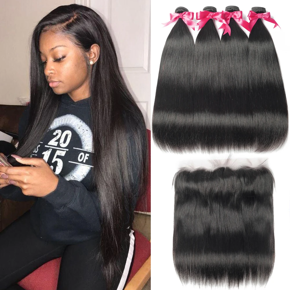 Straight hair with frontal Clearance
