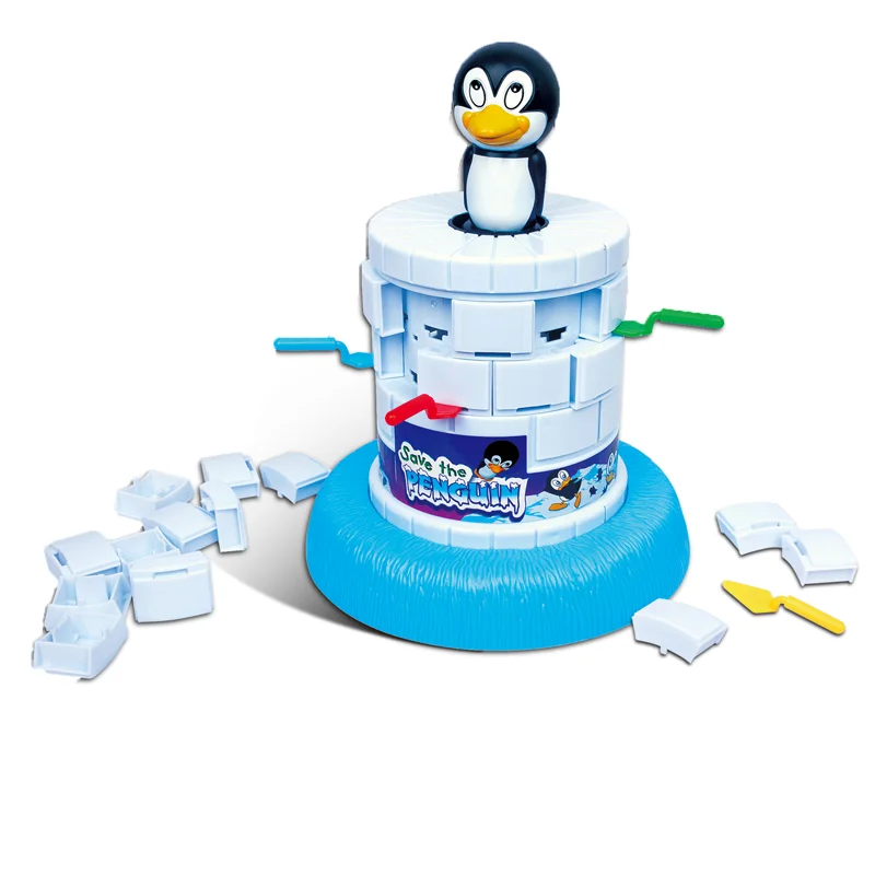 Funny Daily Casual Indoor Ice Block Breaker Game Save Penguin For 2 Player