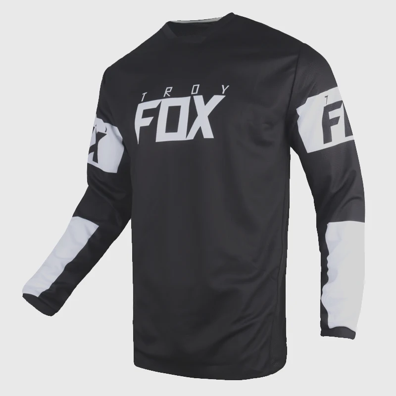 

NEW ATV 180 Revn Motorbike MX Dirt Bike Mountain Bicycle Offroad Street Moto Riding Long Sleeve Men's White black Jersey