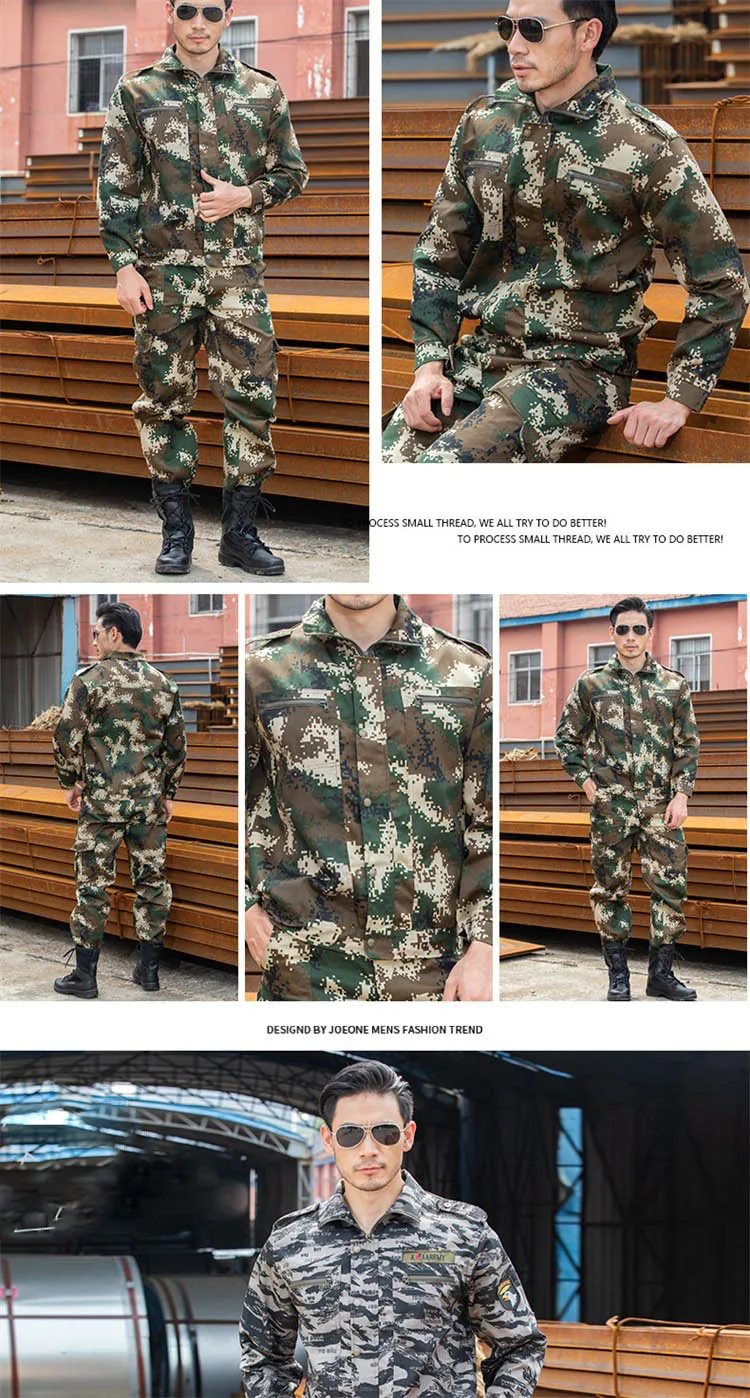 Армейская Военная униформа для мужчин 10 цветов Камуфляжный костюм тактическая одежда спецназ Боевая куртка унисекс солдат Маскировка страйкбол