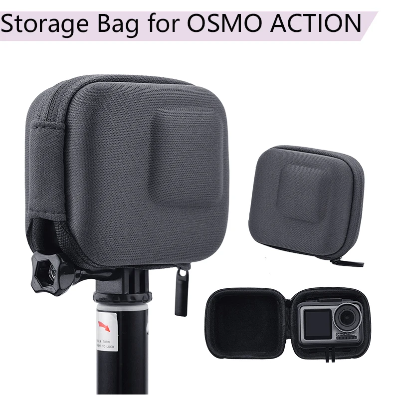 Мини-чехол для DJI Osmo Action, Портативная сумка для безопасного хранения, сумка для переноски для GoPro Hero 7 6 5, аксессуары для спортивной камеры