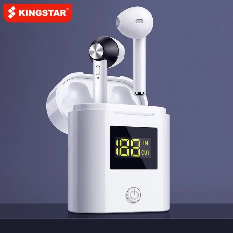 TWS-наушники KINGSTAR портативные с поддержкой Bluetooth 5 0 и зарядным футляром |
