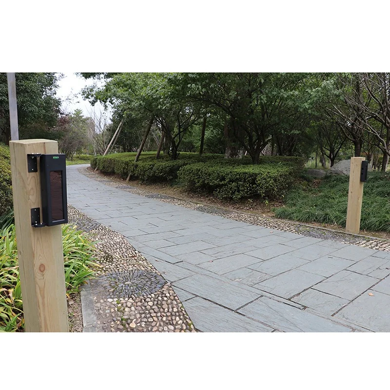 

Solar Wireless Driveway Alarm System- 1/4 Mile Long Transmission Range- 190 Feet Wide Sensor Range- No Wiring No Need(EU Plug)